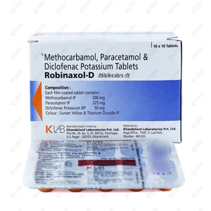 Robinaxol D Tablet 10's