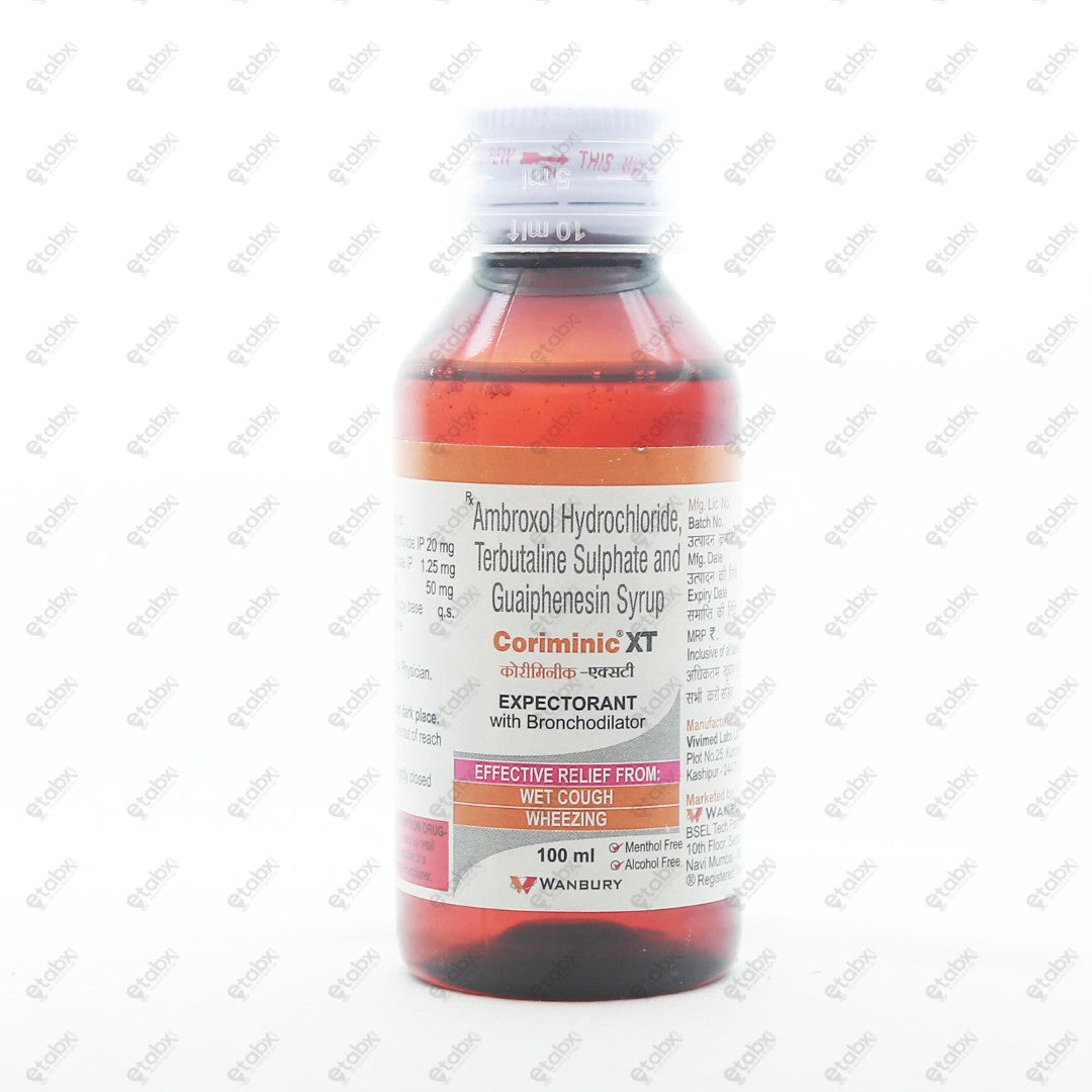 Coriminic XT Expectorant 100ml