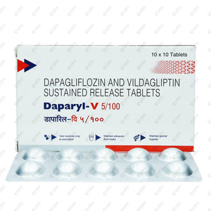 Daparyl v 5/100 Tablet 10's