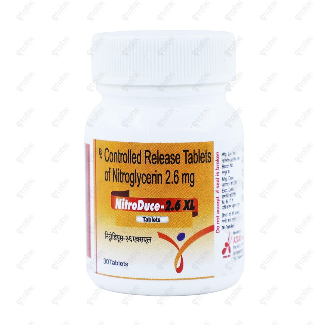 Nitroduce 2.6 XL Tablets 30s
