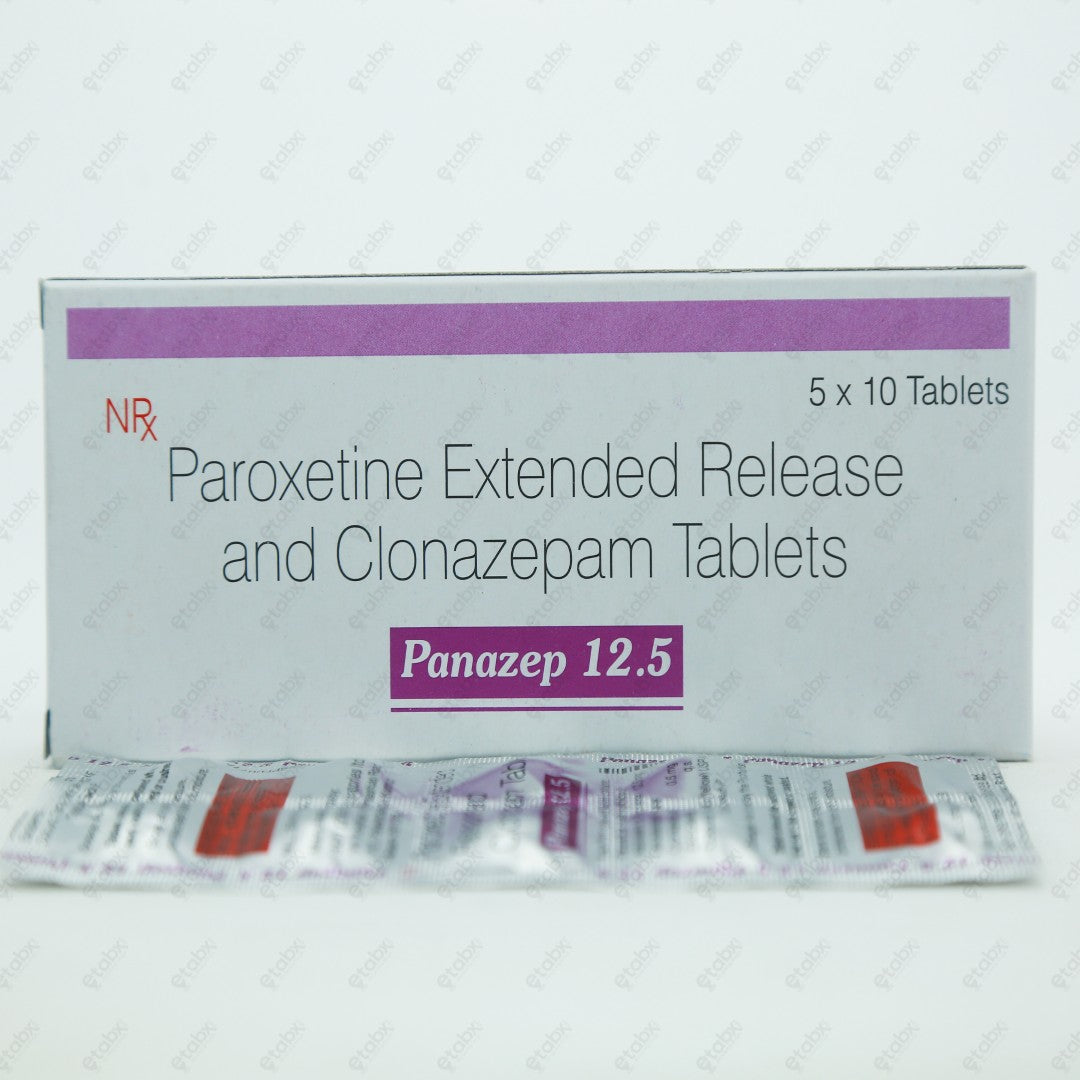 Panazep 12.5mg Tablet 10's - Anti-Anxiety & Sedative
