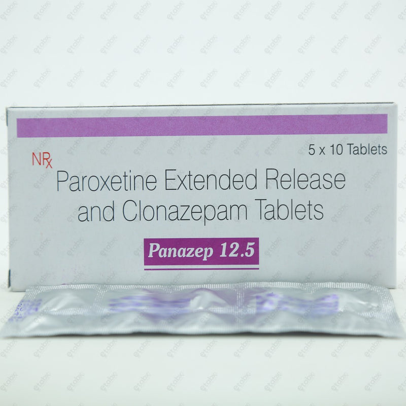 Panazep 12.5mg Tablet 10's - Anti-Anxiety & Sedative