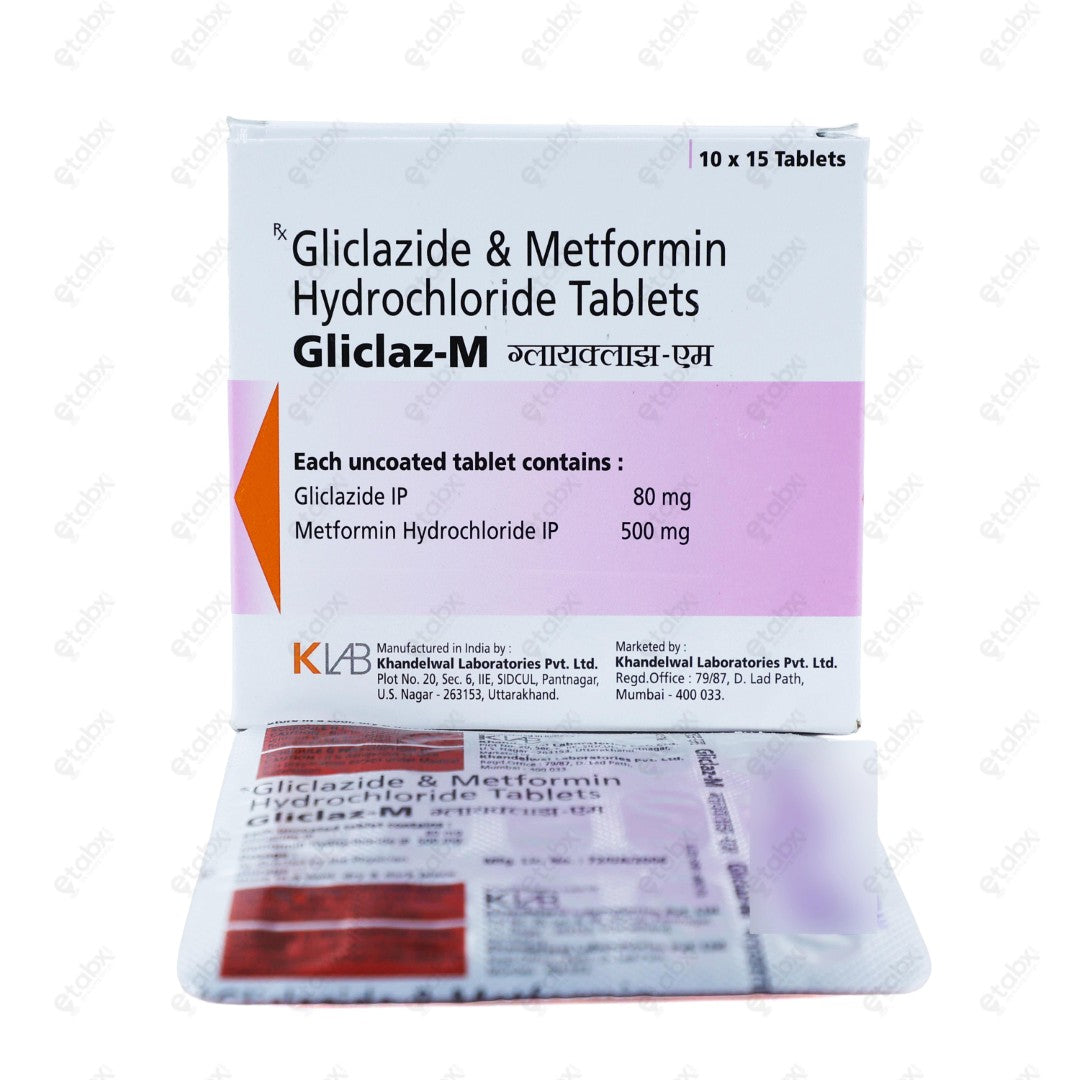 Gliclaz M Tablet 15's