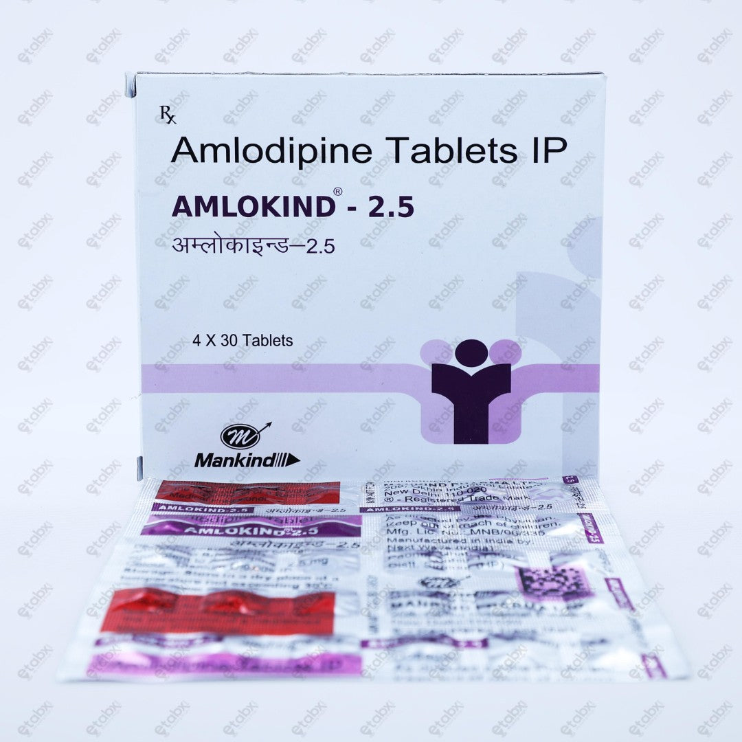 Amlokind 2.5mg Tablets 30's