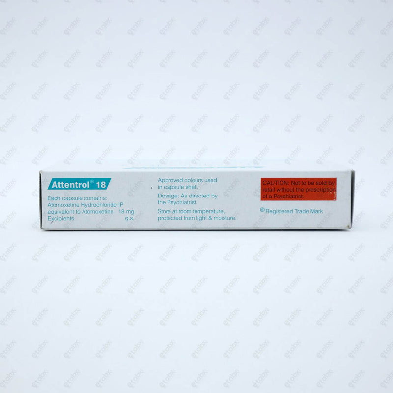 Attentrol 18mg Tablet