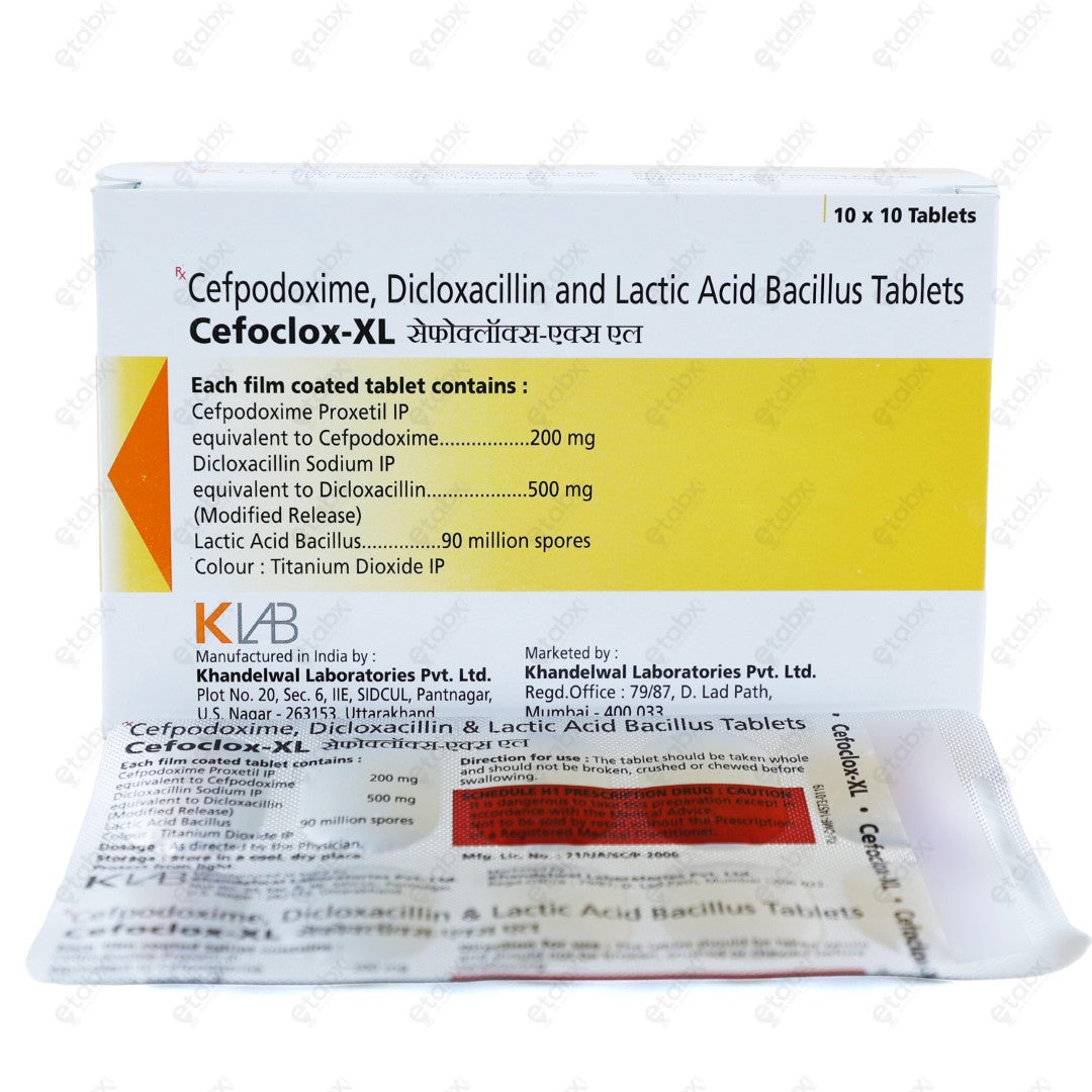 Cefoclox XL Tablet 10's