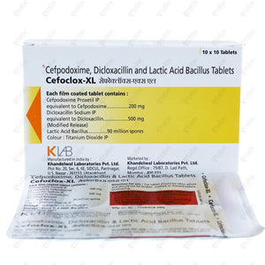Cefoclox XL Tablet 10's
