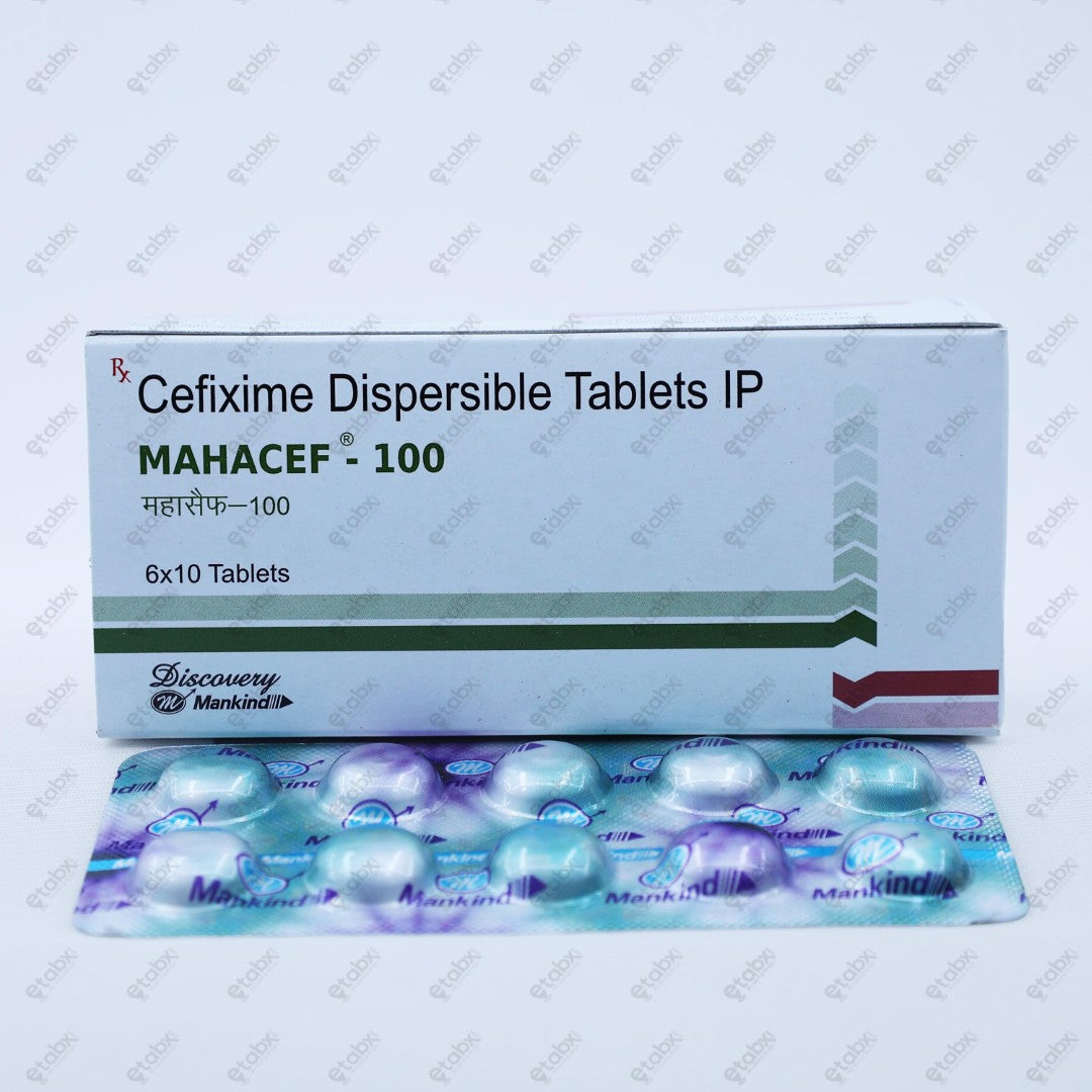 Mahacef 100mg Tablet 10's