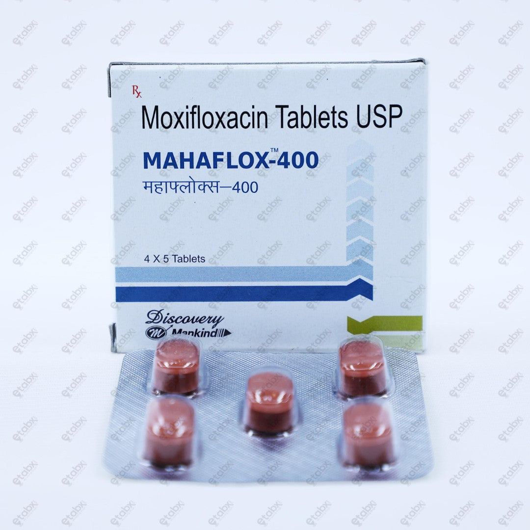 Mahaflox 400mg Tablet 5's