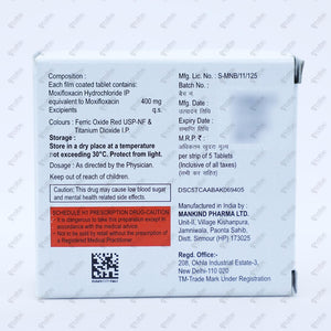 Mahaflox 400mg Tablet 5's