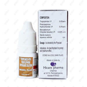 Maxdil Plus Eye Drops 5ml