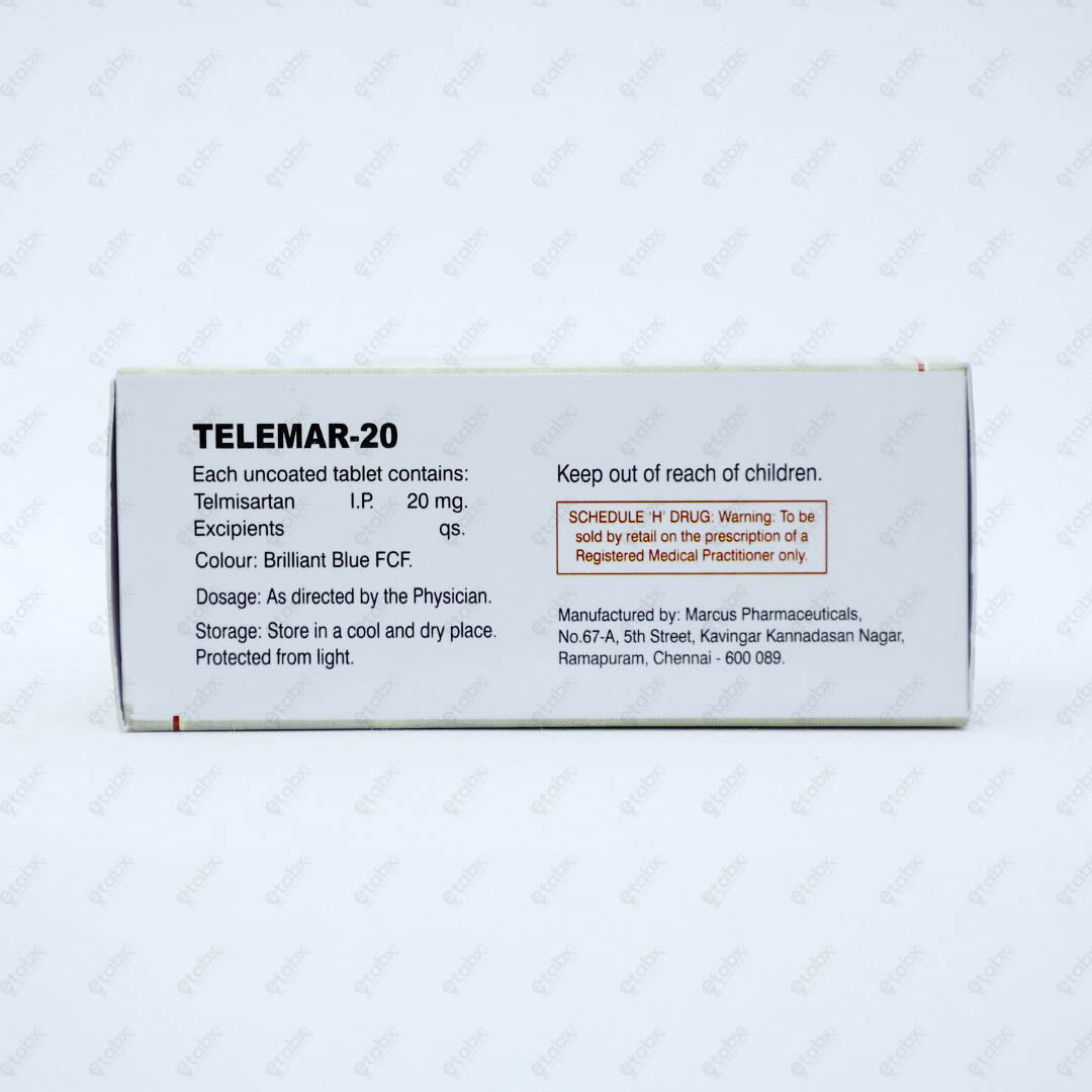 TELEMAR 20mg Tablets 15's