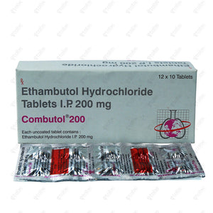 Combutol 200mg Tablets 10's