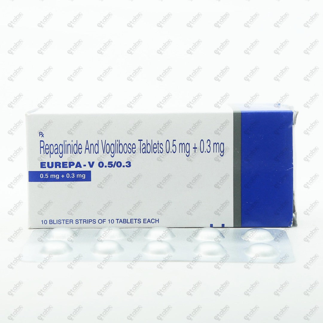 Eurepa V 0.5mg / 0.3mg Tablet