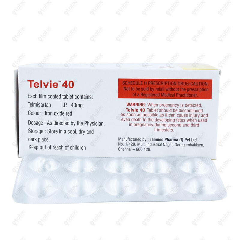 Telvie 40mg Tablet 10's