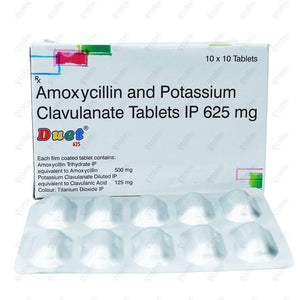Duet 625mg Tablet 10's