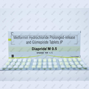 Diapride M 0.5 Tablet 15's
