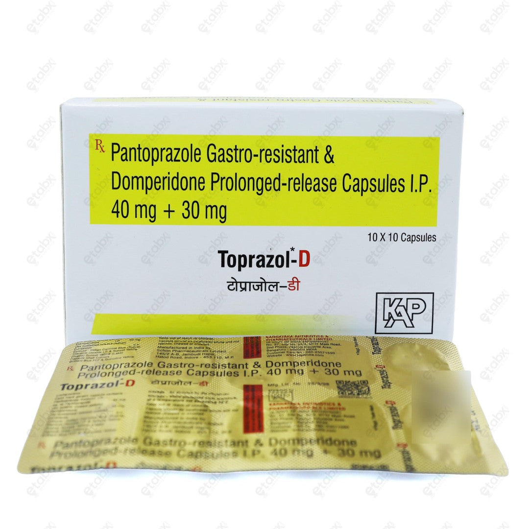 Toprazol D Capsule 10's