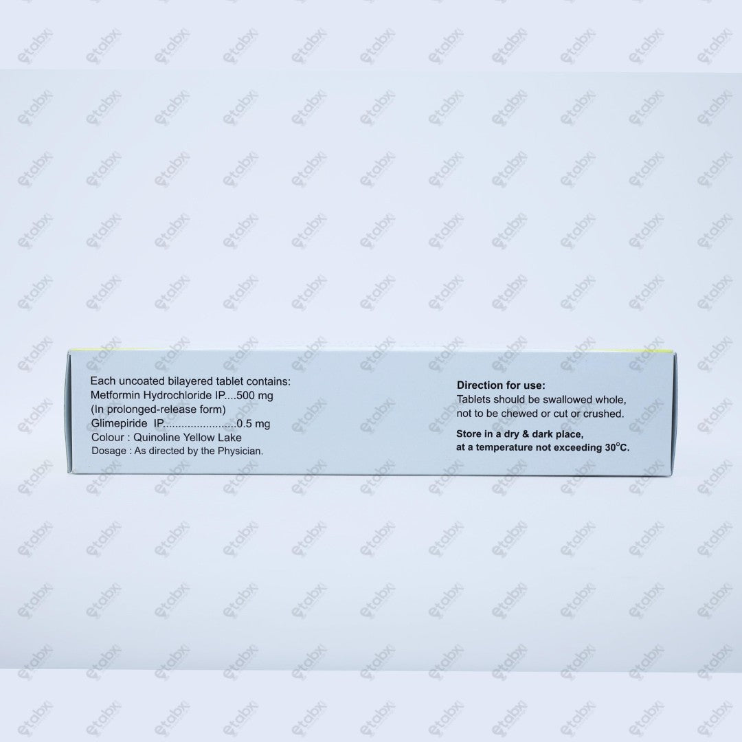 Diapride M 0.5 Tablet 15's