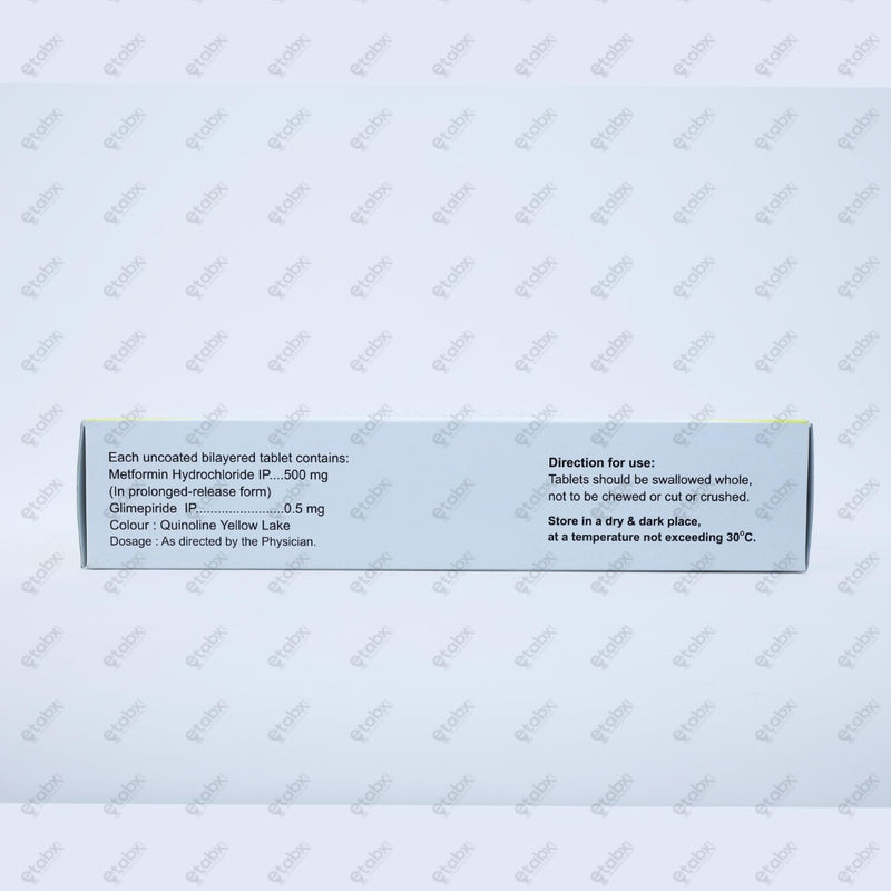 Diapride M 0.5 Tablet 15's