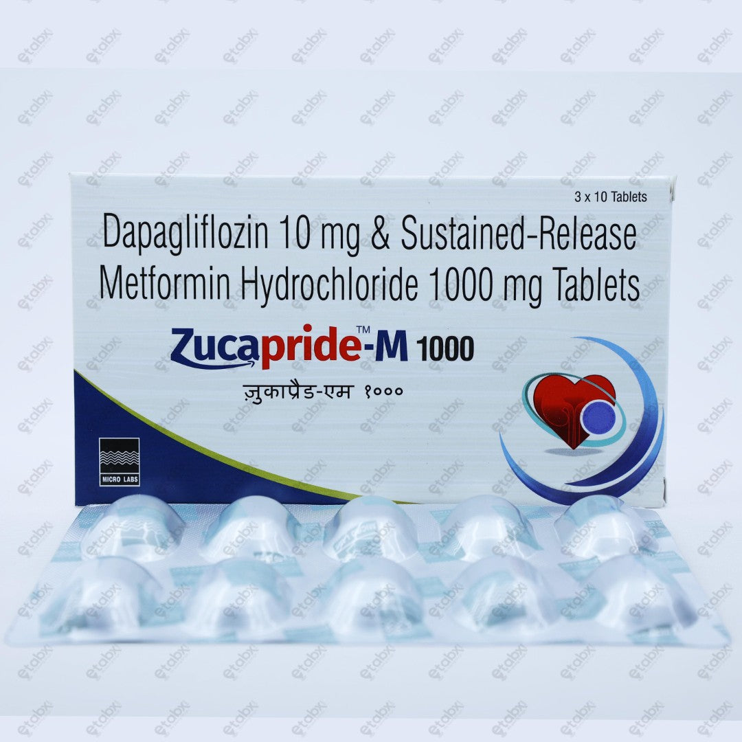 Zucapride M 1000mg Tablet 10's