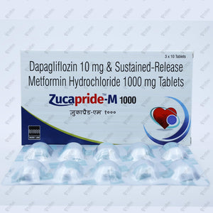 Zucapride M 1000mg Tablet 10's