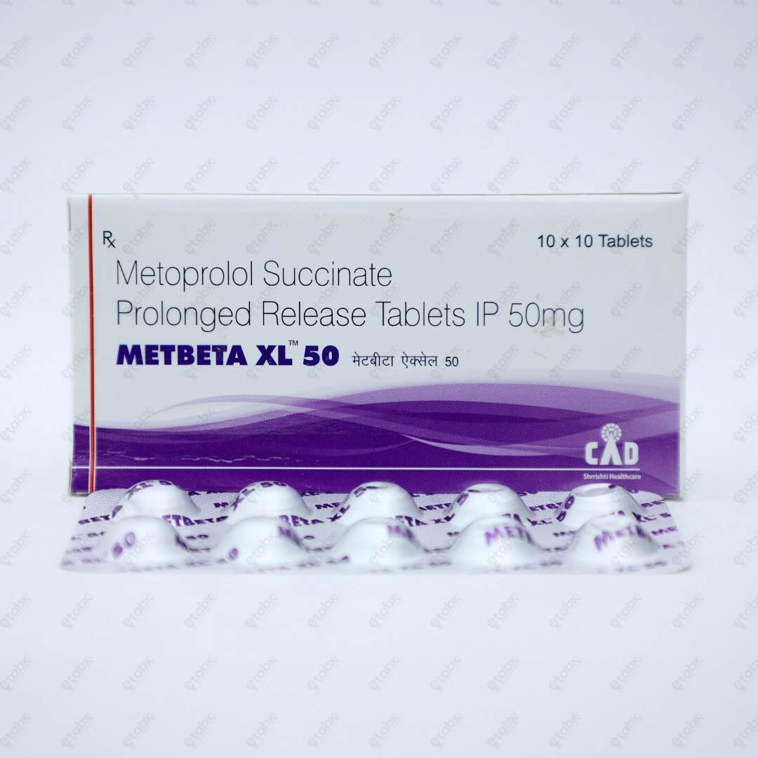 Metbeta XL 50mg Tablet 10's