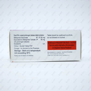 Metbeta XL 50mg Tablet 10's