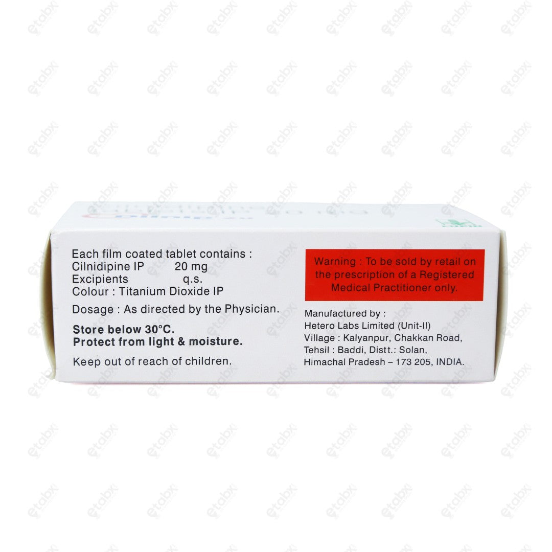 DILNIP 20 Tablet 15's