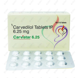 Carvistar 6.25mg Tablet 15's