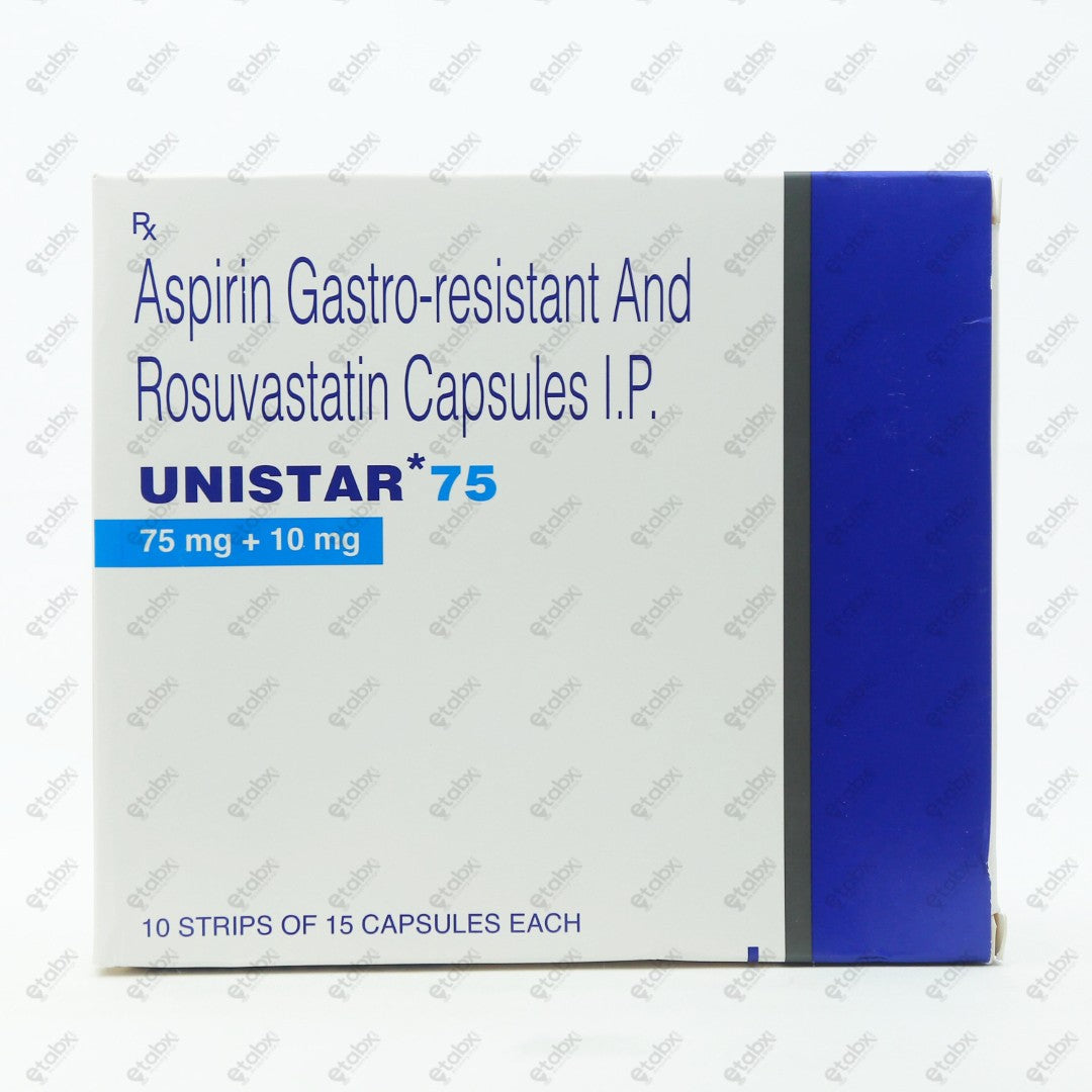 Unistar 75mg Capsules 15's