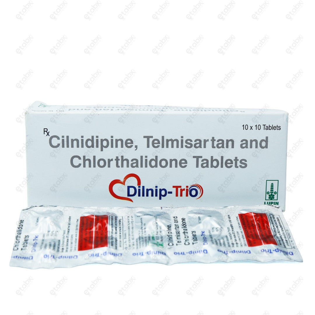 Dilnip Trio Tablet 10's
