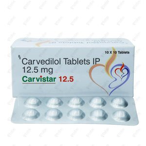 Carvistar 12.5mg Tablet 10's