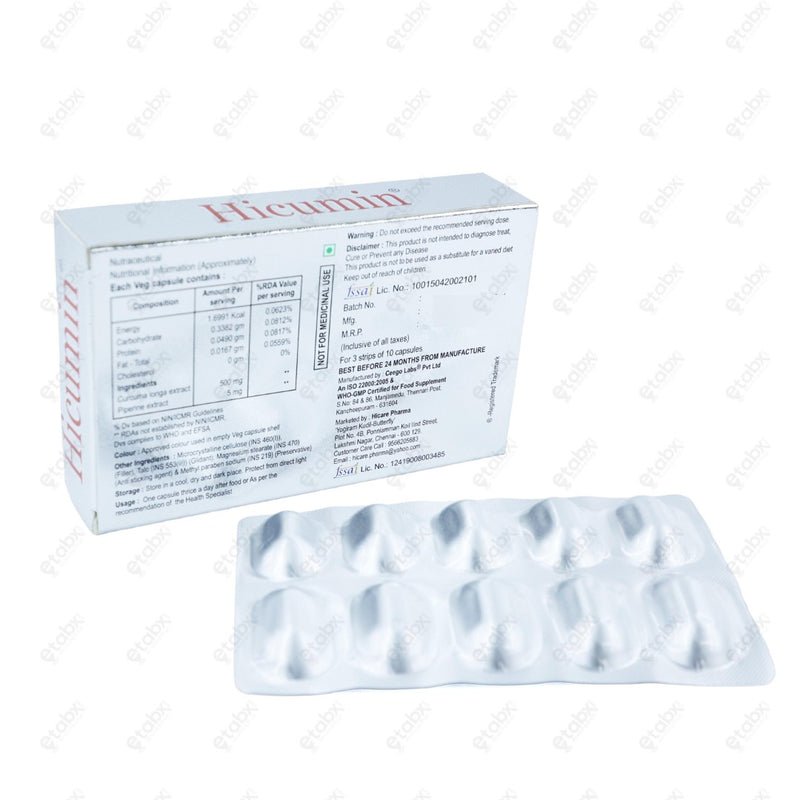 Hicumin Capsule 10's