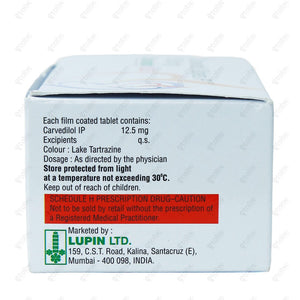 Carvistar 12.5mg Tablet 10's