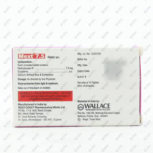 Mext 7.5mg Tablet 10s
