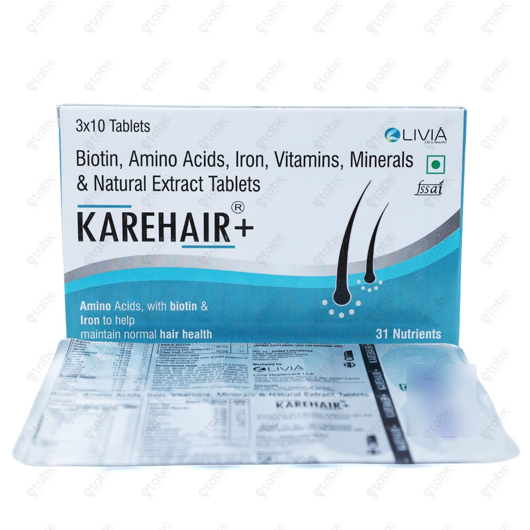 KAREHAIR PLUS 10'S