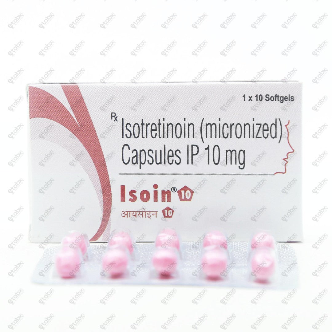 Isoin 10mg Capsules 10's
