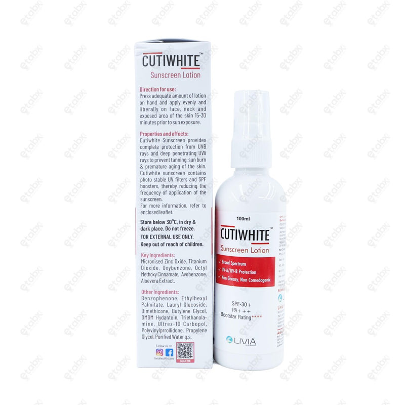 CUTIWHITE Sunscreen Lotion 100GM