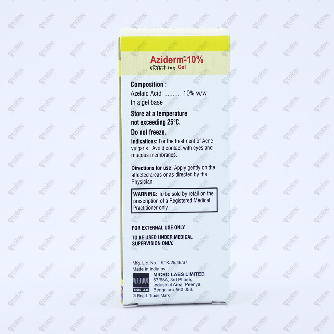 AZIDERM 10% Gel 15gm
