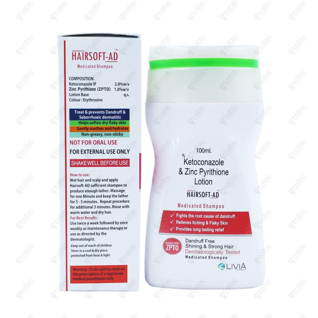 Hairsoft AD Medicated Shampoo 100ml
