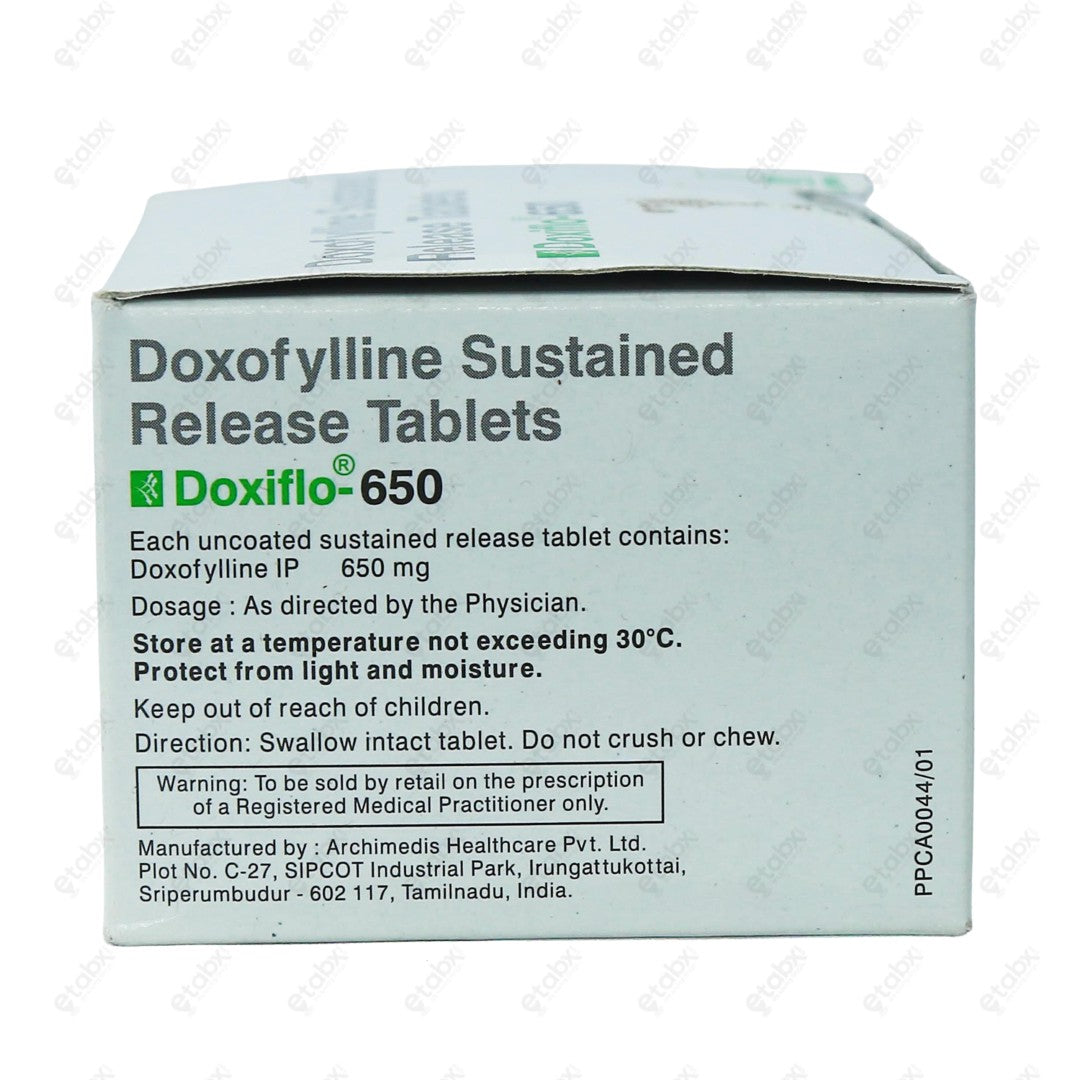 Doxiflo 650mg Tablets 10's