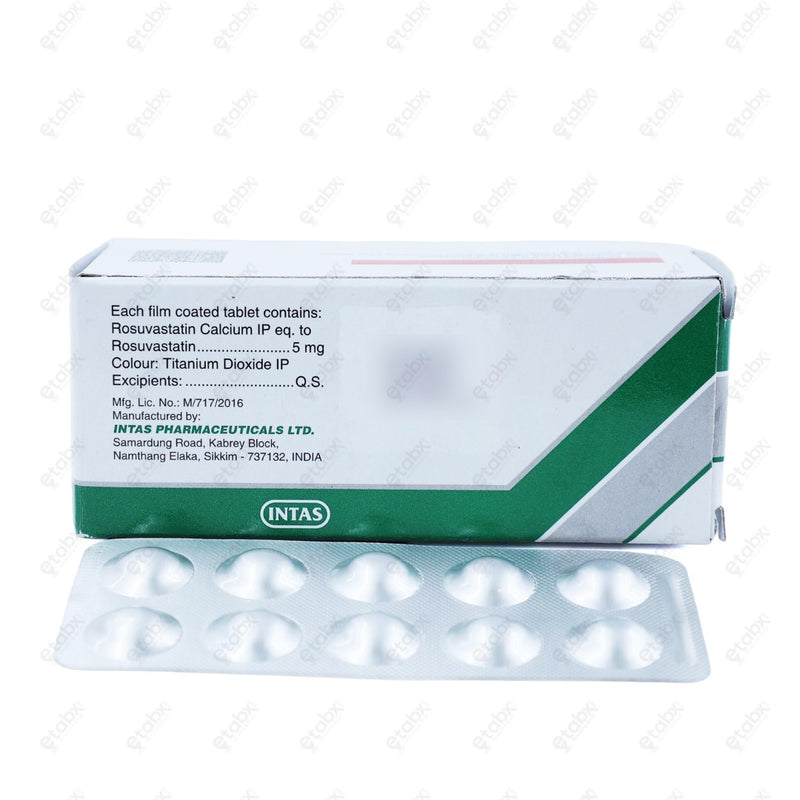 Arvast 5mg Tablets 10's