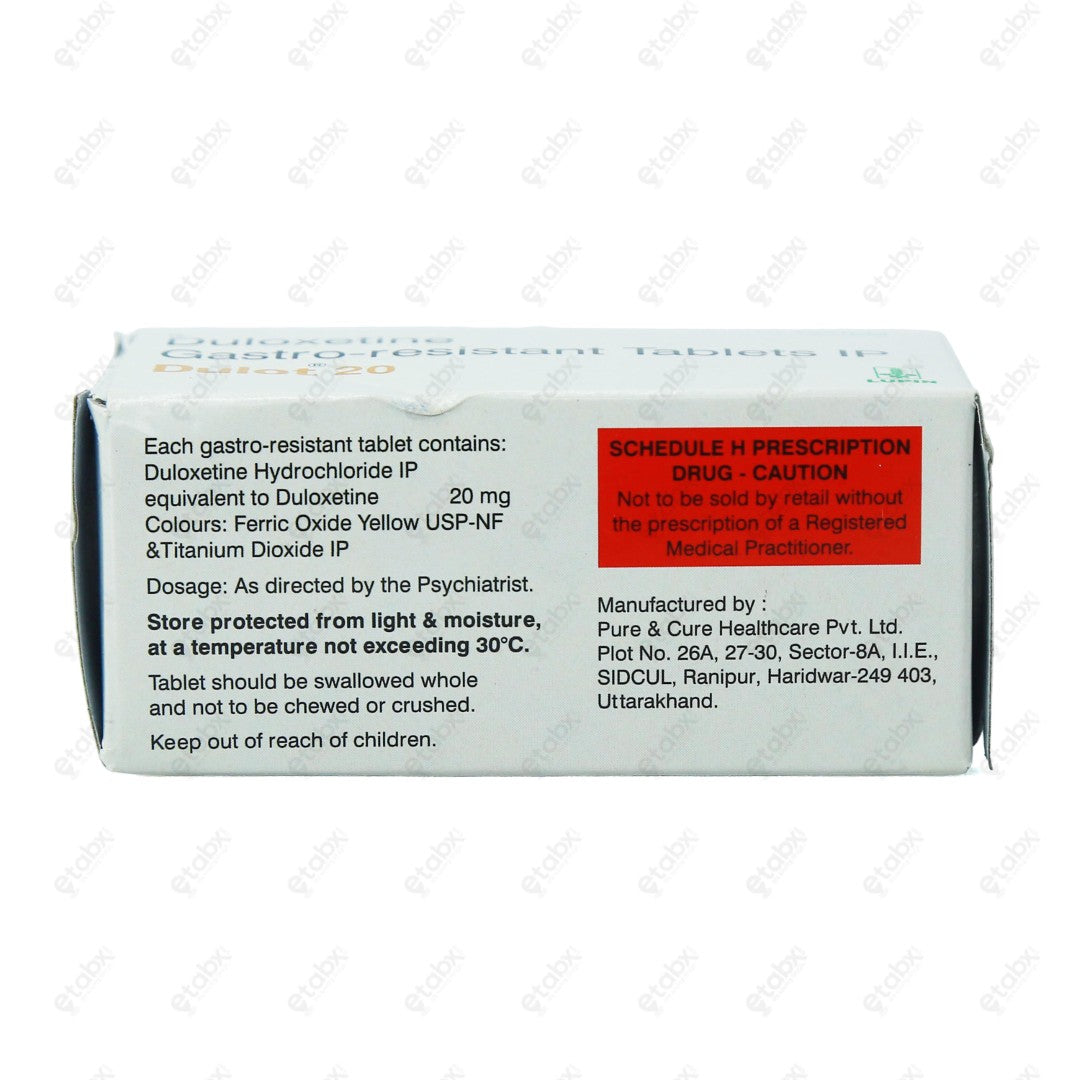 Dulot 20 Tablet 10's