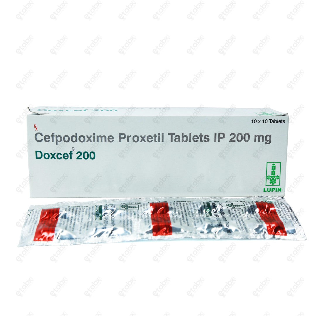 Doxcef 200mg Tablet 10's