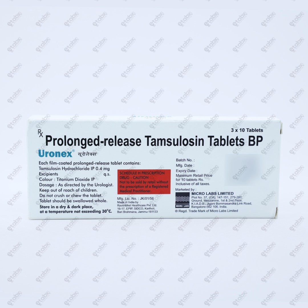 Uronex Tablet 10's
