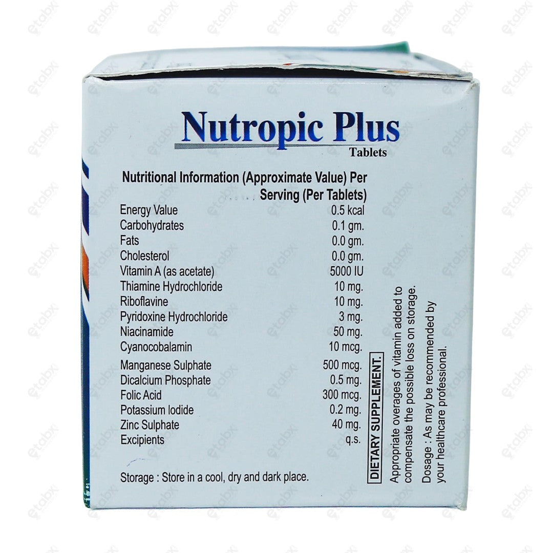 Nutropic Plus Tablets 10's