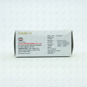 Cetalore 10mg Tablet 10's