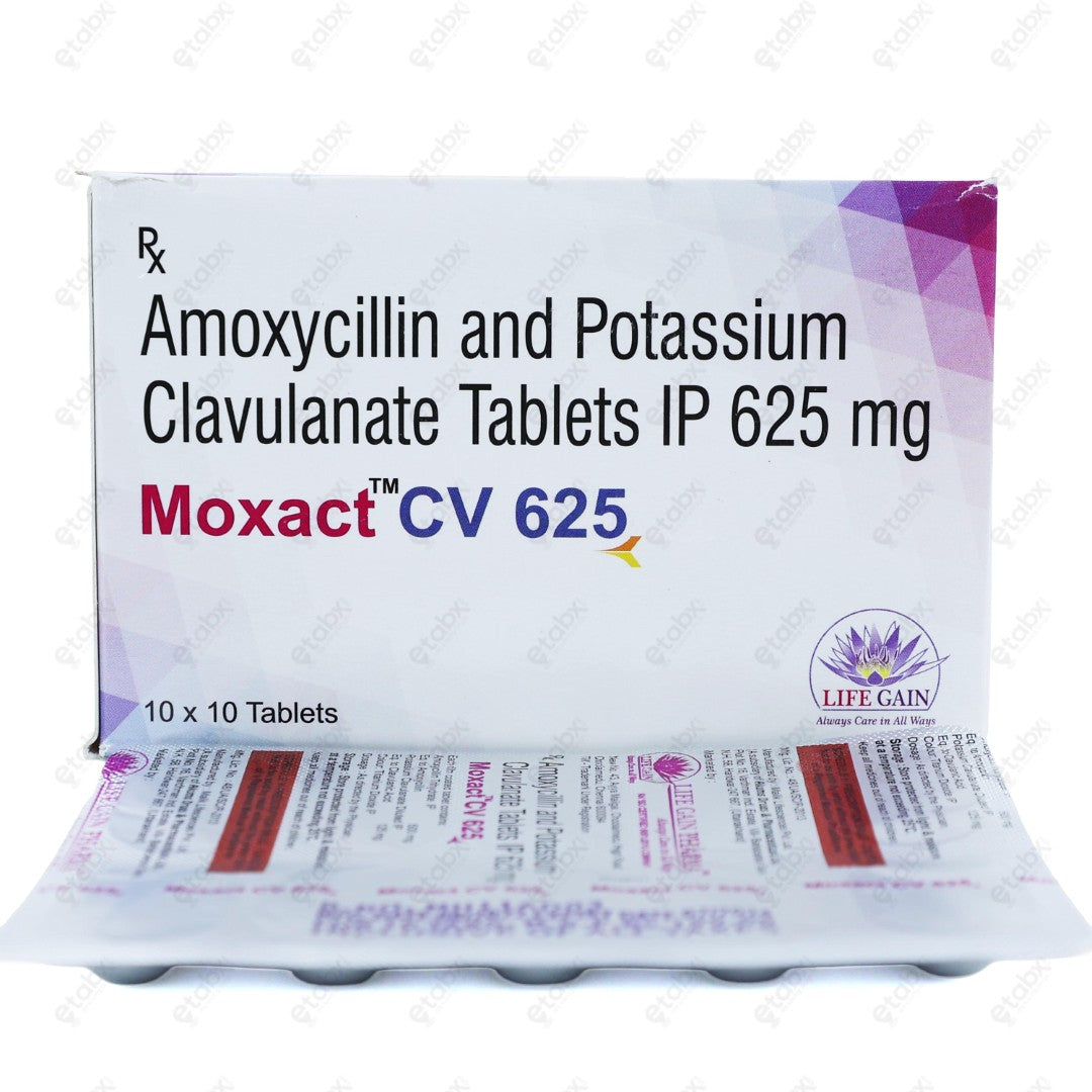MOXACT CV 625mg Tablet 10's