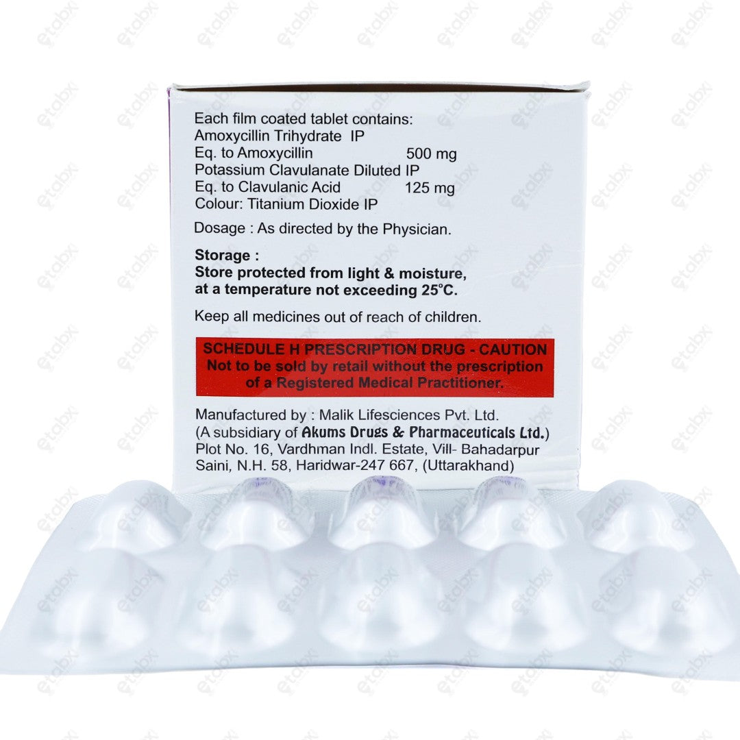 MOXACT CV 625mg Tablet 10's